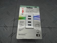 Legrand radiant 4.2A Quad USB Decorator Duplex Outlet White TM8USB4WCCV4