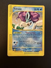 Pokemon Suicune Rara Holo H25/H32 Set Aquapolis En Italiano Foil Old Colección