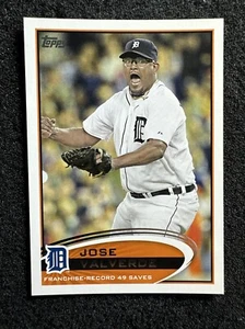 Jose Valverde #491 2012 Topps Baseball Menge Detroit Tigers - Bild 1 von 3
