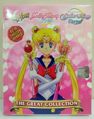 DVD Sailor Moon Complete Collection Season 1-6+Eternal Part1&2+3 Movies ENG Dub - Image 1 of 4