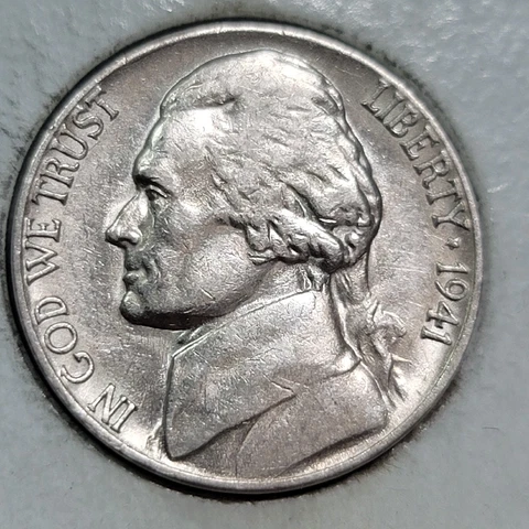 1941 S San Francisco Mint Jefferson Nickel Cover