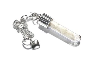 Crystal Kunzite Chakra Healing Pendulum Pendant Boxed UK Seller Heart Chakra - Picture 1 of 1