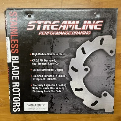 Streamline Front Right Brake Rotor Suzuki LTZ 450 2006-2011  F2-ROT5L - Image 1 of 4