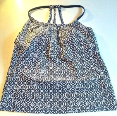 Camiseta tankini espalda corredora para mujer - Merona - azul marino - pequeña Foto 1 de 2