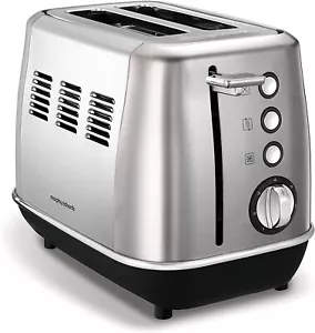 Morphy Richards Evoke 2 Slice Toaster Brushed Stainless Steel 224406 - Picture 1 of 1