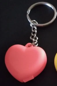 Tupperware Keychain Heart Locket Red Rare New - Picture 1 of 1