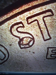 1960-D Lincoln Small Date Penny Cent OBV/REV DIE CHIPS In Liberty & States BU #2 - Picture 1 of 4
