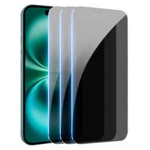 3 Pack Anti-Spy Privacy Glass Screen Protector For iPhone 16/16 Plus /16 Pro Max - Picture 1 of 5