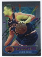 1994-95 Topps Finest Chris Mills #98 baskeball