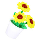  4 Pcs DIY-Blumentopf-Zubehör Handgefertigtes Spielzeug Material