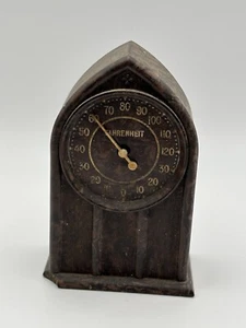 Thermoclock Bakelite Dashboard Cathedral Thermometer Circa 1930’s - Picture 1 of 8
