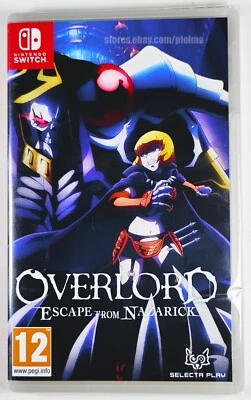 OVERLORD: ESCAPE FROM NAZARICK Nuevo Juego NINTENDO SWITCH Lanzamiento UE, Vendedor EE. UU. Foto 1 de 3