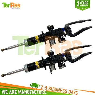 2x Front Shock Absorbers Struts FH + LH EDC For BMW F01 F02 F10 F11 xDrive AWD  - Image 1 of 4