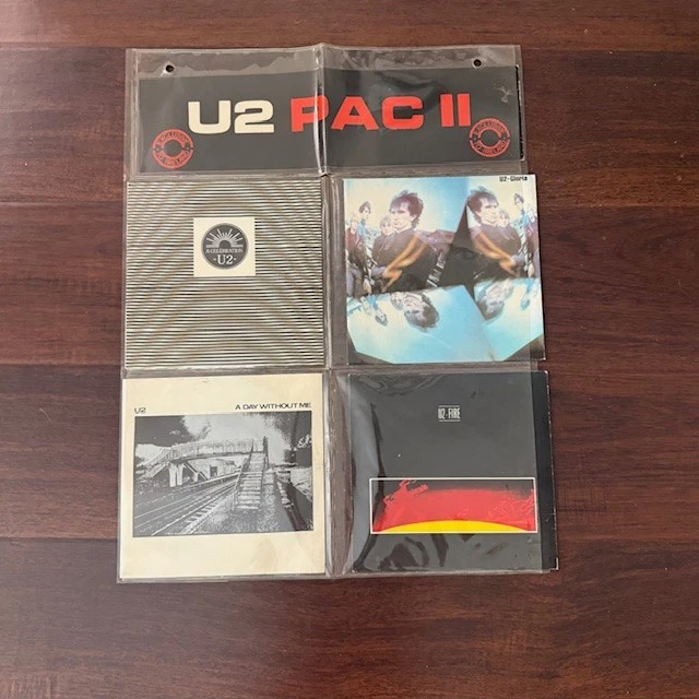 U2 Pac II 1983 Ireland 4 x 7" 45 RPM Vinyl Record Lot LP GLORIA Fire CELEBRATION Foto 1 de 3