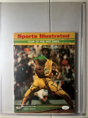 Autógrafo Vida Blue Firmado Sports Illustrated 31/05/71 Oakland Athletics WSC JSA Foto 1 de 4