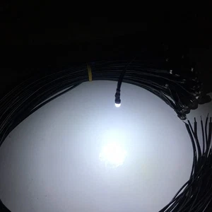 (5) Cool White 8V-4MM Wire Lamps Marantz SM-7 Amplifier Meter Bulbs LED kit . - Picture 1 of 4