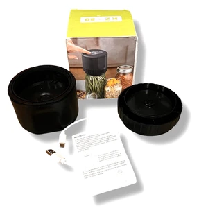 Máquina de sellado al vacío de tarro de albañil eléctrico portátil KZ-80 enlatado automático preparación de alimentos - Imagen 1 de 9