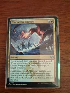 GLACIAL DRAGONHUNT x4 mtg casi nuevo-m Tarkir Dragonstorm - Imagen 1 de 1