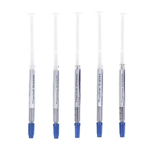 5pcs Wärmefettpaste Compound Silizium CPU Wärmelkühlung Paste WG - Afbeelding 1 van 12