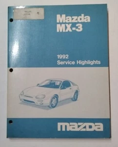 1992 Mazda MX-3 Service Highlights  - Bild 1 von 4