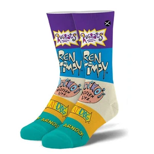 ODD SOX Men's Crew Socks - Nick 90's Mash Up (UK 6-12 | EU 40-46) - Picture 1 of 2