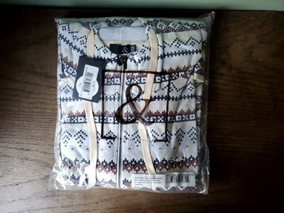 NWT Ampersand Ave Womens Half Zip Multi Aztec Single Hood Sweatshirt Hoodie 3XL - Image 1 of 4