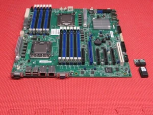 Lenovo ThinkServer TD340 LGA1356 Server Motherboard 00FC121 w/ 2x Xeon CPU SR1AJ - Picture 1 of 6