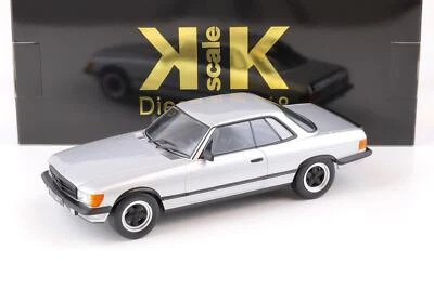 1:18 KK-Scale Mercedes 500 SLC 6.0 AMG C107 Coupè 1985 Argento - Immagine 1 di 4