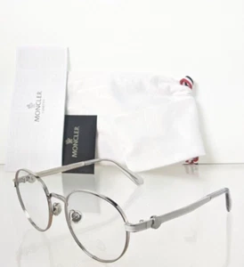 Brand New Authentic Moncler Eyeglasses ML 5179 016 51mm Silver/White Frame - Picture 1 of 7