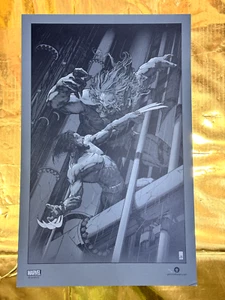 Wolverine vs. Sabretooth di John Guydo da Grey Matter Art 92of100 spedizioni al più presto - Foto 1 di 5