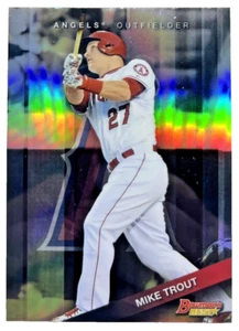 Bowman's Best Mike Trout #1 2015 refractor paralelo Los Angeles Angels - Imagen 1 de 2