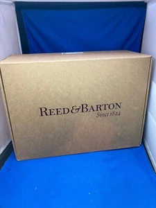 REED & BARTON “MELROSE” LARGE JEWELRY BOX 12’’ BROWN NEW IN BOX NIB! - Picture 1 of 7