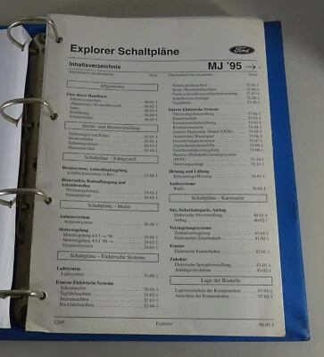 Manual De Taller Esquemas Eléctricos Ford Explorer Desde 1995 Edición 12/1995 - Imagen 1 de 4