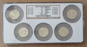 2007-S CLAD STATE QUARTERS PROOF SET NGC PF70 ULTRA CAMEO RARE WYOMING - Picture 1 of 2