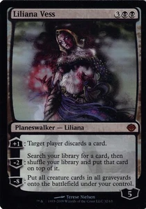Tarjeta de juego Liliana Vess FOIL MTG Magic the Gathering 2010 como nueva - Imagen 1 de 1