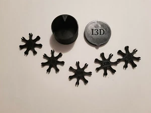 Boite avec 5 étoiles porte amorces 7 branches pour revolver poudre noire - Picture 1 of 5