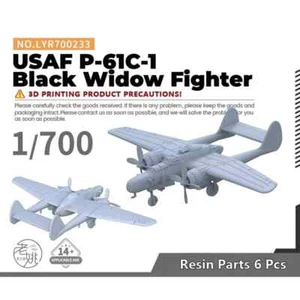 Yao's Studio LYR700233 1/700 Kit Modelo Militar USAF P-61C-1 Black Widow Fighter - Imagen 1 de 4