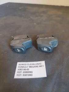 PAREJA MANDOS ELEVALUNAS RENAULT MEGANE MK1 AÑO 97-02 - Imagen 1 de 2