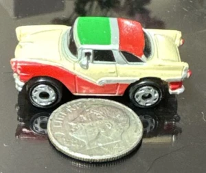 Micro Machines 1956 Ford Crown Victoria Skyliner Red/Cream '56 Green "Sky-View" - Picture 1 of 6