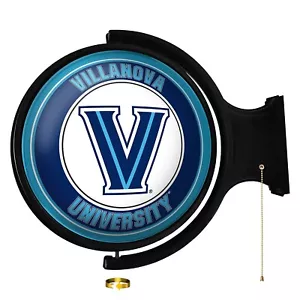 Villanova Wildcats Original Round Rotating Lighted Wall Sign - Picture 1 of 4