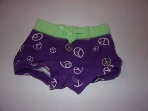 Basic Editions: Girls/Toddlers XS 4-5T Purple & Green Shorts With Bow. - Picture 1 of 2