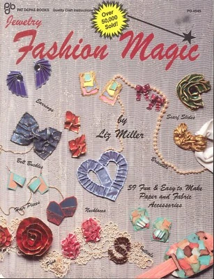 Joyería Moda Folleto Mágico #4545 Miller 1988 Papel Profundo Tela Pendientes Prendedor Foto 1 de 4