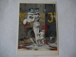 CARTE POSTALE BILAL 4/1 LE MUR 1983 - Picture 1 of 1