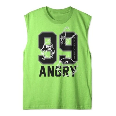 Rovio Boys Angry Birds Muscle Tank Top, Green X-Large - Image 1 of 3