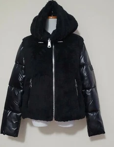 Calvin Klein Women's Hooded Puffer Black Jacket Size US S - Picture 1 of 9