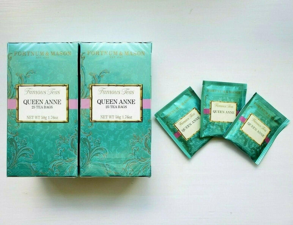 Fortnum & Mason British Tea Queen Anne Blend 25 Count Teabags 1 Pack