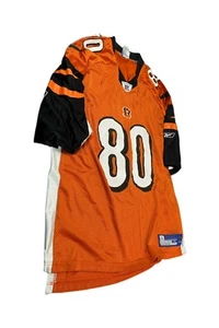 Reebok Peter Warrick Cincinnati Bengals Jersey Men’s XL #80 NFL Orange Football - Picture 1 of 7