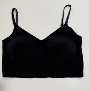True & Co True Body Lift Triangle Wireless Bra 16871G Size XL Black MSRP $69 - Picture 1 of 4
