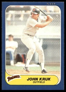 1986 Fleer Update #U-61 John Kruk San Diego Padres NR-MINT - Picture 1 of 2