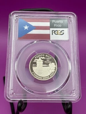 2009 S 25C Clad Puerto Rico Quarter PCGS PR70DCAM - Image 1 of 4